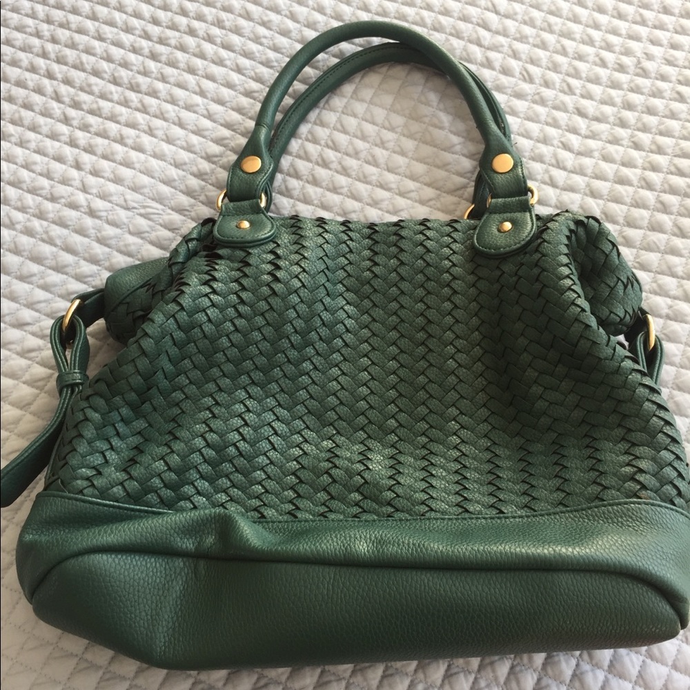 Woven Slouch Purse
